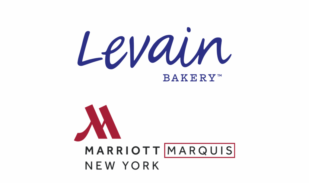 Levain Bakery + New York Marriott Marquis Logo