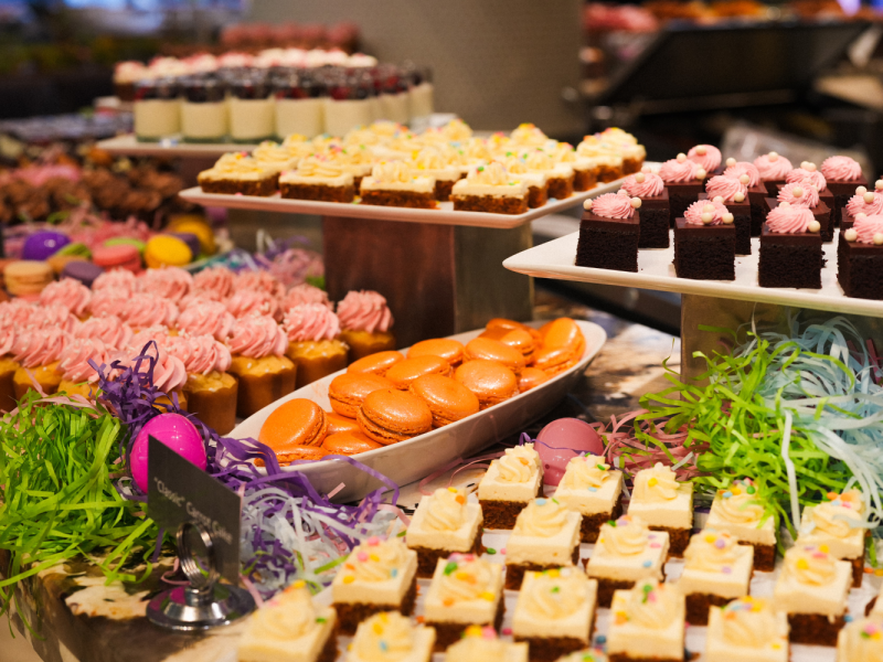 Easter sweets at Broadway Lounge.